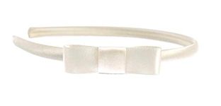 Ivory Bow Headband Side Bow Hairband Bridesmaid Flower Girl