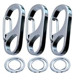 Pilhcy Dog Tag Quick Clips,Dog ID Tag Clips Made of Stainless Steel,Perfect for Dogs and Cats (Small)