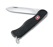 Victorinox Sentinel Swiss Army Pocket Knife, Large, Multi Tool, 4 Functions, Large Locking Blade, Swiss Army Knife, Black