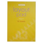 Stephens Layout Pad A3 50gsm 50 Sheets, Ideal for Sketch, Drawing, Rough Drafting and Developing Ideas, Great for Architect Preparing Final Plans and Ideas