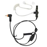 ProMaxPower Covert FBI Security Clear Tube Earpiece Headset for Motorola SL1M PMLN7157A SL300 SL2600 SL7550 SL7580e