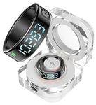 findtime Smart Ring for Men Women Touch Screen Scrolling Ring Smart Ring Android Time Display Heart Rate Blood Oxygen Sleep Tracker Activity Trackers for Sports Time, Distance, Calories
