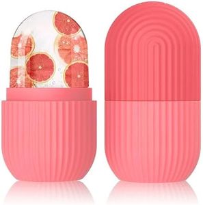 Inovera (Label) Ice Roller For Face Massager | Reusable Ice Holder Tool For Glowing & Clear Skin | Easy To Use And Carry | Cold Massage Therapy For Skin (Pink)