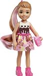 Barbie Chelsea Color Reveal Plastic Doll Assortment, Multicolor