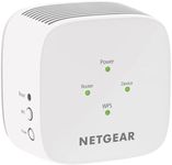 NETGEAR WiFi Range Extender (EX3110) – Add up to 650 sq.ft. and 20 devices with AC750 Dual-Band Wireless Signal Booster & Repeater (up to 750 Mbps Speed), Easy Setup, Compact Wall Plug Design, White