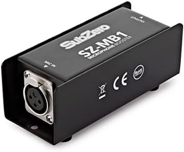 SubZero MB-1 Microphone Booster Preamp – Provides 30dB of Extra Gain