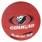 COUGAR High Grip Rubber Moulded Medicine Ball for Crossfit, Exercise & Fitness, Strength & Conditioning Exercises Without Handle, (4 KG, Red)