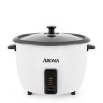 Aroma Housewares 32-Cup (Cooked) (16-Cup UNCOOKED) Pot Style Rice Cooker (ARC-7216NG), White