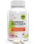 Live 5AM Magnesium Bisglycinate 200mg | 240 vcaps | High Absorption Magnesium Glycinate | 200mg Elemental Magnesium from 1000mg Magnesium Glycinate Blend | Supports Bone Health, Muscle Function & Relaxation