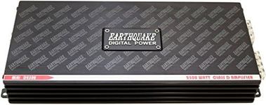 Earthquake Sound Mini D2500 (Gen 2) Mono Class D Car Amplifier, 2500 Watts Peak Power