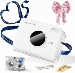 Phomemo A30 Label Maker, Mini Bluetooth Portabel Ribbon Label Printer Thermal Transfer Printing Sticker Rechargeable for Christmas Decorations Home Office Small Business School, Work with Phones & PC