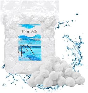 Forever Speed 1400 g Filter Balls for Sand Filter Systems, Suitable for Pool Filter, Swimming Pool and Aquarium Filter System, Pool Cleaning Accessories, White Filter Balls