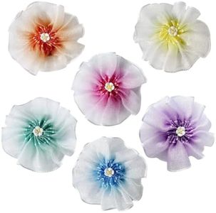 UBQUBQ 6Pcs Dog Collar Accessories, Floral Charms Decorations for Dogs and Cats (Style3)
