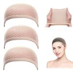 Dreamlover Mesh Wig Caps for Women, Close Dome Nude Wig Caps, 3 Pieces