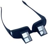 Evelots Laying Down Reading Glasses - Look Down Bed Glasses - High Definition - Lazy Bed Prism Spectacles Horizontal Glasses - Read and Watch TV in Bed - Use Over Your Glasses - Unisex