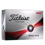 Titleist Pro V1x Golf Balls, White, High Numbers (One Dozen)