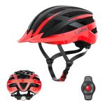 Smart Bike Helmet with LED Taillight, Bluetooth Cycling Helmet with Wireless Remote Control, SOS Alert and Built in Microphone and Speakers, Adult Men and Women, Waterproof