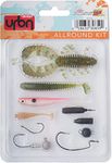 Berkley URBN Allround Kits, Pack of Four Soft Lures and Accessories to Fish Many, Chosen by Berkley's Street Fishing Experts to Catch Perch, Pike, Zander, Varied