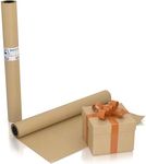 Large Brown Kraft Paper Roll - 36" x 1200" (100 ft) - Made in USA - Ideal for Gift Wrapping, Packing, Moving, Postal, Shipping, Parcel, Wall Art, Crafts, Bulletin Boards, Floor Cover or Table Runner