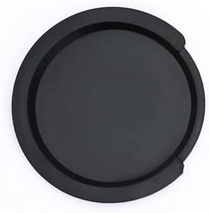 LATRAT Cubierta del agujero de resonancia para guitarra, cubierta de sonido de goma suave, ilenciadores de guitarra para guitarra acústica, tapón para agujero sonoro, negro (10 cm)