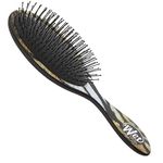 Wet Brush Original Detangler Safari Tiger Printed Hair Brush with UltraSoft IntelliFlex Bristles, Travel Detangling Hair Comb for All Hair Types (Yellow Black)