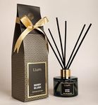 LLUM Glass Berry Blush Reed Diffuser Set|Premium Room Freshener For Living Room,Washroom,Bedroom,Office|Organic,Toxin Free Home Fragrance,Aromatherapy|Luxurious Scents|Elegant Gift|100Ml