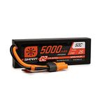 Spektrum 7.4V 5000mAh 2S 50C Smart G2 Hardcase LiPo Battery: IC5, SPMX52S50H5