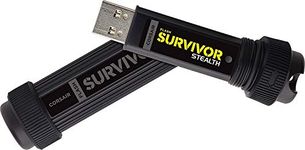 Corsair Flash Survivor Stealth 128GB USB 3.0 Flash Drive (CMFSS3B-128GB), Black