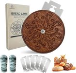 COOHLYEE UFO Wooden Bread Lame Slashing Tool, Dough Scoring Knife with 5 Razor Blades and Storage Cover,Sourdough Bread Scoring Tool for Homemade (Octopus patterns)