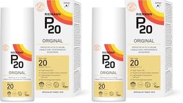 RIEMANN P20 Original SPF20 Spray 200ml, Advanced Sunsceen Protection, High Performance, Triple Protect + Sweat Resistance, Protects up to 10 hours, Very Water Resistant (Pack of 2)