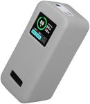 kwmobile Case Compatible with Anker Prime Power Bank 20000mAh - Portable Powerbank Cover - External Battery Charger Bag, Shockproof - Grey