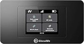 GlocalMe DuoTurbo 4G LTE Mobile Hotspot, Wireless WiFi Device for Home or Travel in 140+ Countries, No SIM Card Needed, Smart Local Network Auto-Selection, with CA 8GB & Global 1GB Data, Pocket WiFi