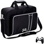 G-STORY Carrying Case,Travel Case Storage Bag Compatible with PS5 Disc and Digital Edition, Controller Skin is Included