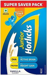 Junior Horlicks, Health & Nutrition Drink for Toddlers & Young Kids, For Brain Development, Weight Gain and Immunity, Vanilla Flavour, Refill, 1 kg