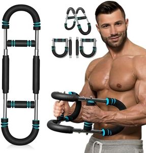 Twister Arm Trainer, Chest Workout Equipment, Three-Level Adjustable Forearm Strengthener at Home, Portable Fitness Exerciser, Gifts for Men Women Dad Bro Husband