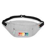 United Colors Of Benetton Trellis Unisex Polyester Waist Pouch Bags & Cases - Dusty White