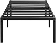 Yaheetech Twin XL Bed Frames, 18 Inch Metal Platform Bed with Steel Slat Support, No Box Spring Needed, Underbed Storage, Easy Assembly,Twin XL Bed