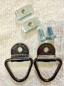 Yitoking 2 Set Truck Bed Rail Mounting Cleats Utili Track Kit Accessories Fits NI S S A N Frontier Titan Black RK-NI-02 0