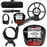 DR.ÖTEK Metal Detector for Adults Professional, Lightweight, Pinpoint & Exclusive Memory Mode, Higher Accuracy, IP68 Waterproof Coil, Bigger Backlit LCD Display, New Advanced DSP Chip