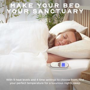Snuggledown King Size Electric Blanket – Soft Heated Bed Cover