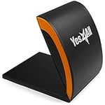 Yes4All Ab Mat Tailbone For Sit Up 15" | Foldable Double Thick Situps Pad I Workout Mat for Abdominal Exercises, Crunches, Push-Ups, Core Training, Lower Back Support, Stretches Ab Muscles - Orange
