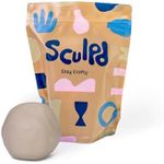 Sculpd Premium Air Dry Clay 1kg, Po