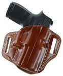 Galco International Combat Master Belt Holster for Glock 19, 23, 32 (Tan, Left-Hand)