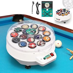 Newhai Upgraded Billiard Ball Cleaner Machine 16 Balls Pool Ball Cleaning Machine Electric Pool Ball Polisher 110v