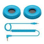 Pioneer DJ HC-CP08-L - CUE1 Series Ear Pad and Cord (Blue)