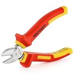 Side Cutters Insulated, MAXPOWER VDE Insulated Diagonal Side-Cutting Pliers Wire Cutters Wire Cutting Pliers 1000V VDE-Tested for Electricians, 150mm