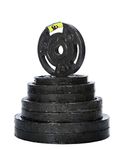 BODY TECH Bright Steering Cut 30 Kg Cast Iron Weight Lifting plates.