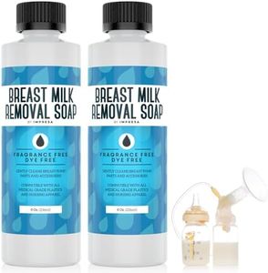 IMPRESA [2 Pack] Breast Milk Removal Soap - Clean Your Breast Pump Parts, Bottles, Nipples and Nursing Apparel Quick – Made In USA – No Fragrances or Dyes - 16 Total Ounces