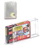 CHILDMORY 10Pcs Clear Box Case Sleeve CIB Protector for SNES N64 Games Cartridge Box