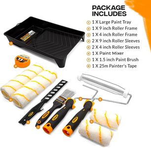 Raulde 10-Piece Paint Roller Set – Complete Painting Kit